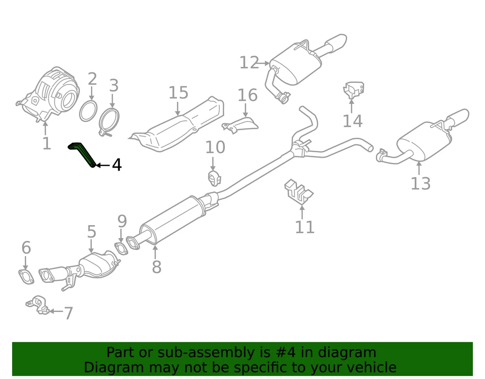 Genuine Nissan 2019-2024 Nissan Altima - Stay Bracket 20817-5NL0A - Image 2 of 2