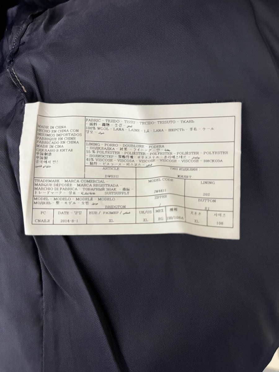 Suitsupply Double Breasted Wool Body Warmer XL View 6