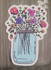 Flower Stickers Decals Waterproof Waterbottle Laptop Scrapbooking