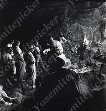 a21  Original Negative 1960's Lassen Volcanic National Park cave 108a