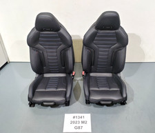 23-25 Oem Bmw G87 M2 Front Left Right Sport Leather Vernasca Black Seat Set 7k 23-25 Oem Bmw G87 M2 Front Left Right Sport Leather Vernasca Black Seat Set 7k