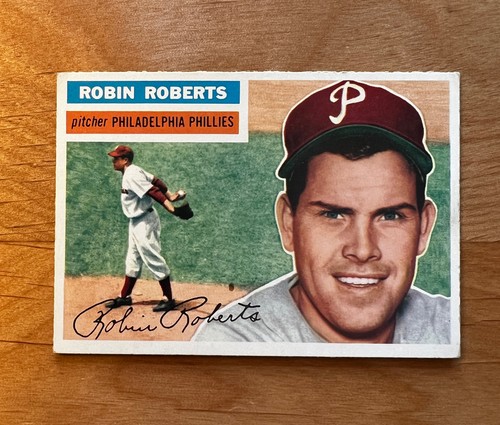 1956 Robin Roberts [White Back] #180
