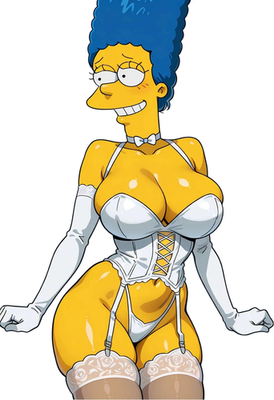 #ad #ad Marge Simpson Waifu Weatherproof Anime Sticker 6quot; Car Decal $14.95