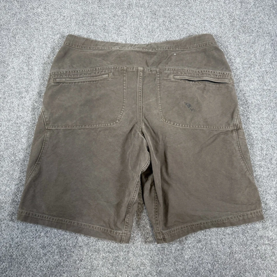 Mountain Hardwear Shorts Mens Medium Green Cargo Hiking Outdoor Belted Nature - Image 2 of 4