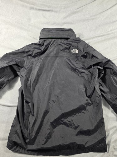 THE NORTH FACE HyVent Boys Large 14-16 Black Packable Hood Wind Rain Jacket - Picture 9 of 9