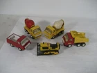 VINTAGE MINI TONKA TRUCKS PRESSED STEEL LOT OF 5