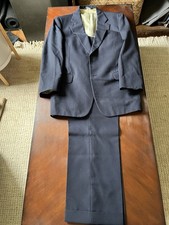 Paul Stuart Navy Suit 40r