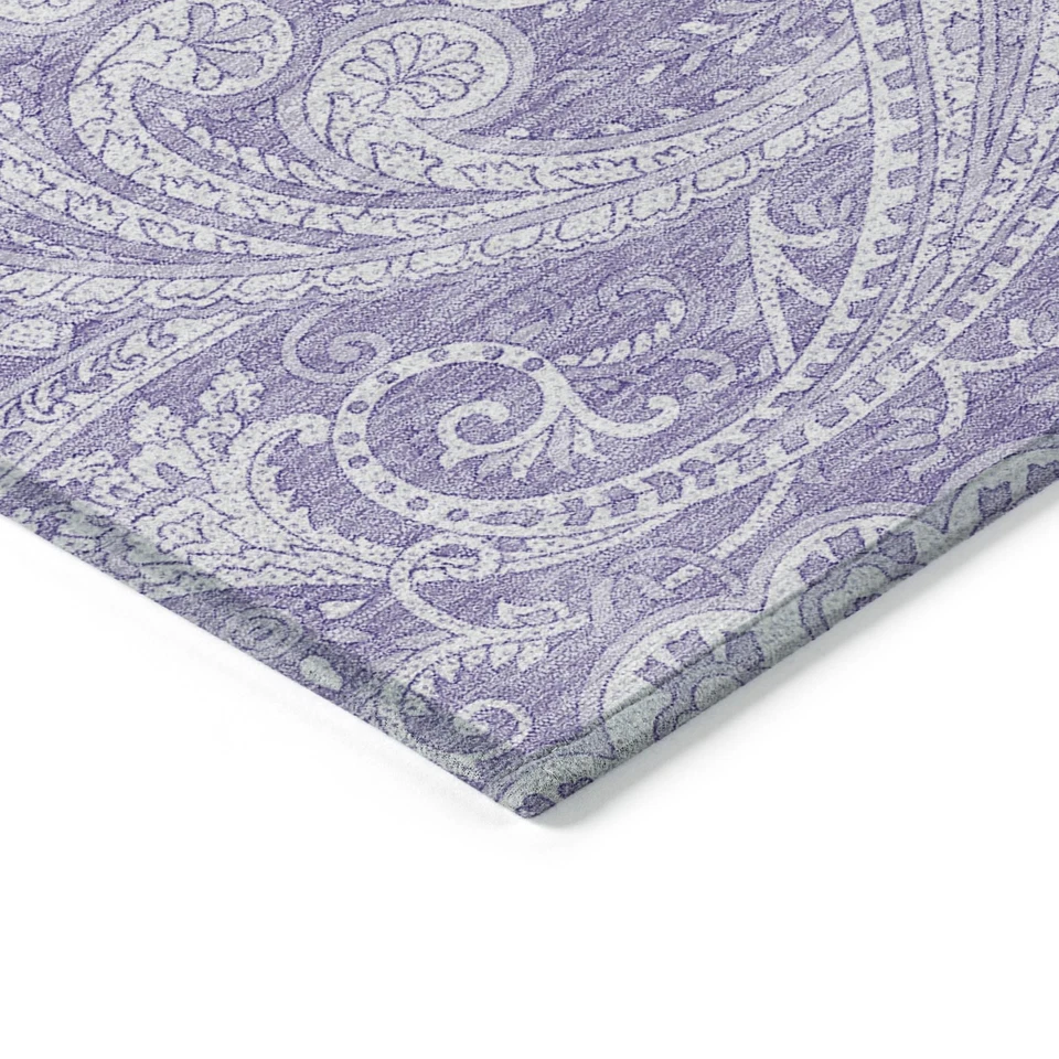 Chantille ACN654 Lavender 1'8" x 2'6" Indoor Outdoor Area Rug, Easy Clean, Ma... - Image 2 of 4