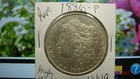 1886-P AU Morgan Silver Dollar #1449