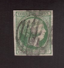 ESPAGNE  n° 20 ( Ed 20 )  OBL  SANS AMINCI Cote  = 160 €  SUPERBE