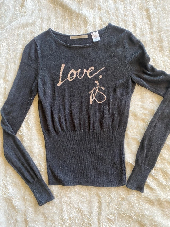 Victoria's Secret Vintage Años 90 Suéter Lote 2 Rojo Y Negro Talla Med Foto 3 de 4