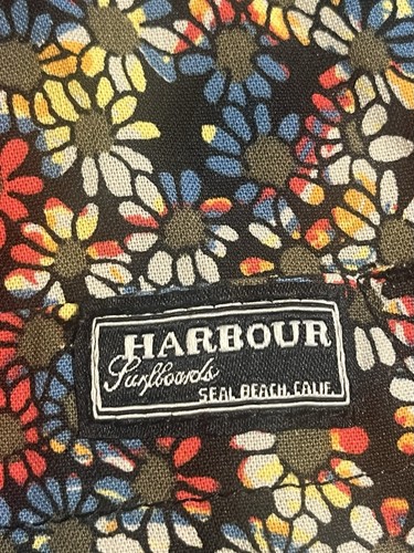 Harbour Surfboards Sausalito Black Floral Short Sleeve Shirt Size M - Picture 3 of 11
