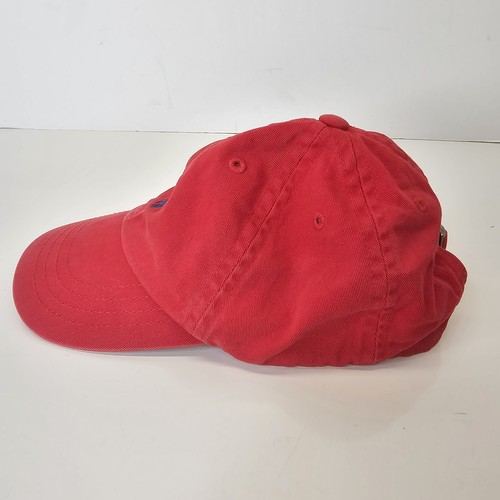Polo Ralph Lauren Hat Cap Youth Boys Strapback Red Low Profile Streetwear Logo - Picture 6 of 12