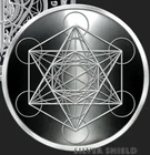 2020 SILVER SHIELD METATRON'S CUBE 1 OZ SIVER PROOF