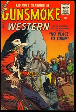 Gunsmoke Western #39 Nice Early Silver Age Vintage Marvel Atlas Comic 1957 FN+