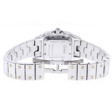 CARTIER Santos Galbee SM W20045C4 Date Silver Dial Automatic Ladies Watch_945578 4