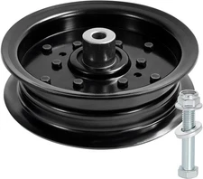 Idler Pulley for Craftsman Mower - Flat Idler Pulley Bearing Fit for Craftsman