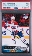 2022-23 Upper Deck Young Guns #451 Juraj Slafkovsky PSA 9 MINT Playoffs