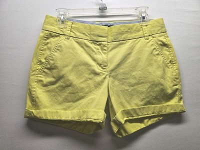 J. CREW CHINO WOMEN SZ 2 LOW RISE SHORTS Spring Basics Old Money Breezy