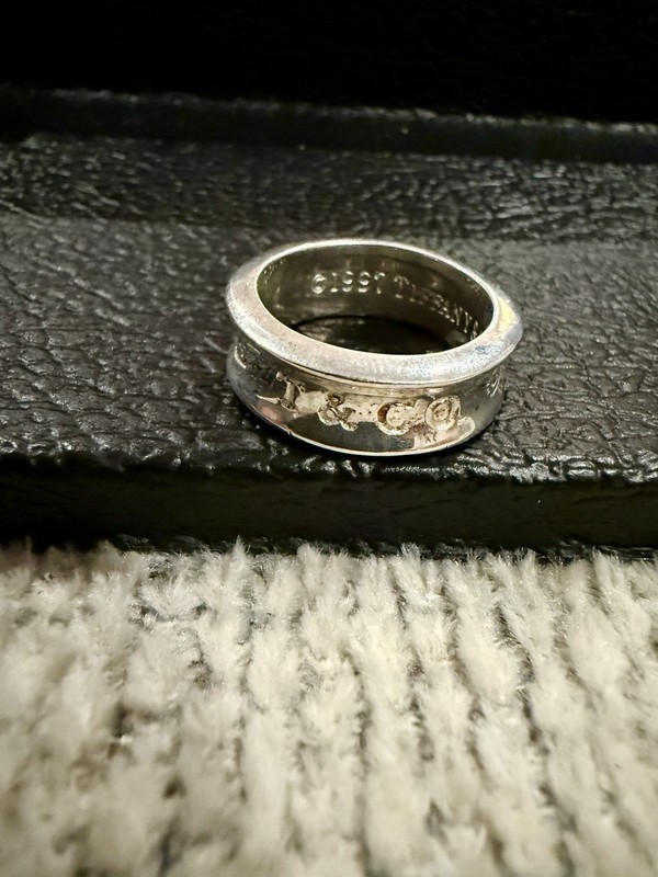 Tiffany & Co. Sterling Silver 1837 Ring Size 6