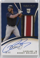 2020 Panini Immaculate Rookie 28/99 Bobby Bradley #124 Patch Auto 0nr3