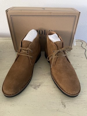 Polo Ralph Lauren Talon Suede Chukka Boot in Desert Tan Size 11 NIB