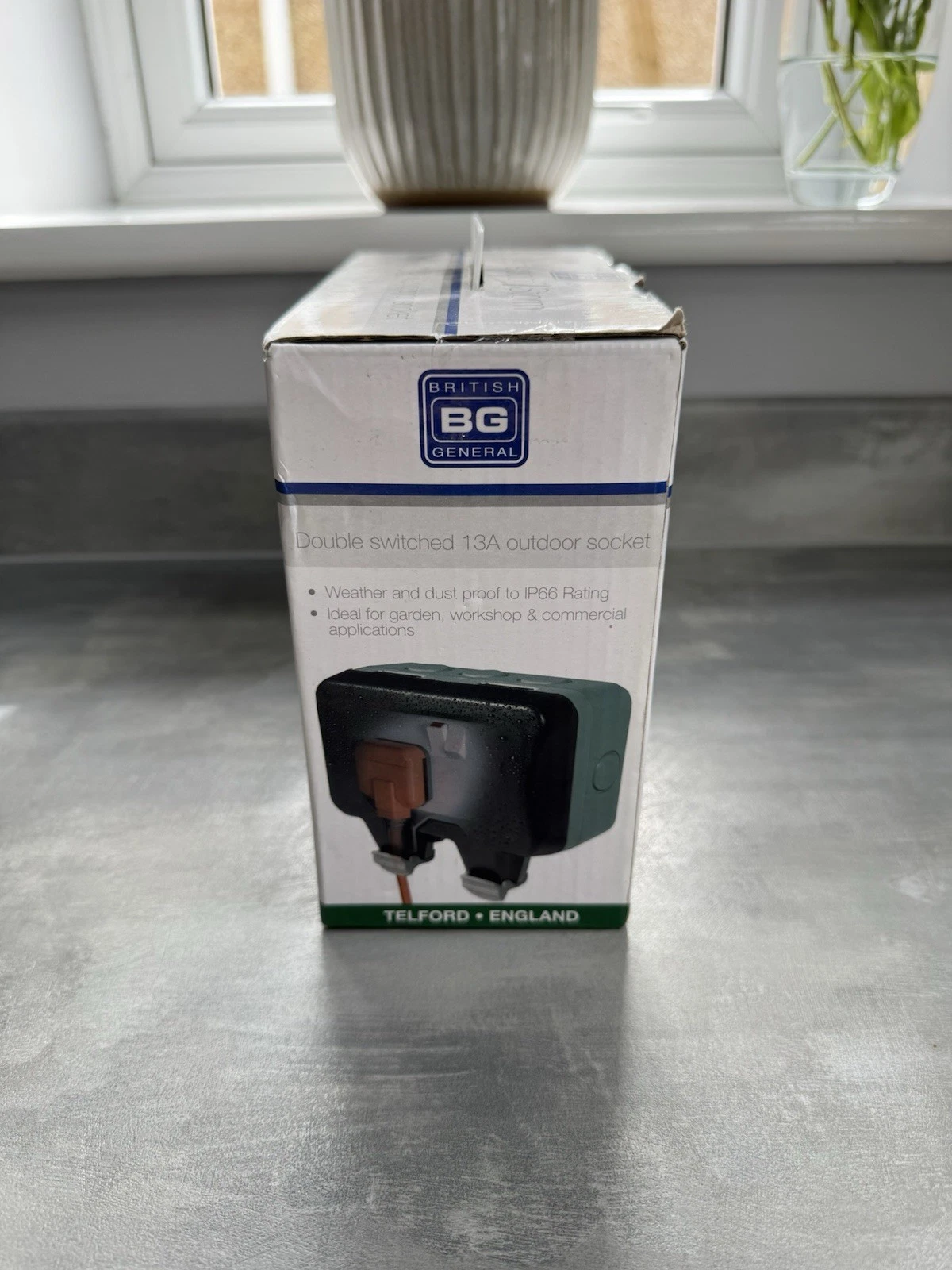 BG Weatherproof Storm Double Switched 13A Outdoor Socket IP66 WP22-XD Brand New 4