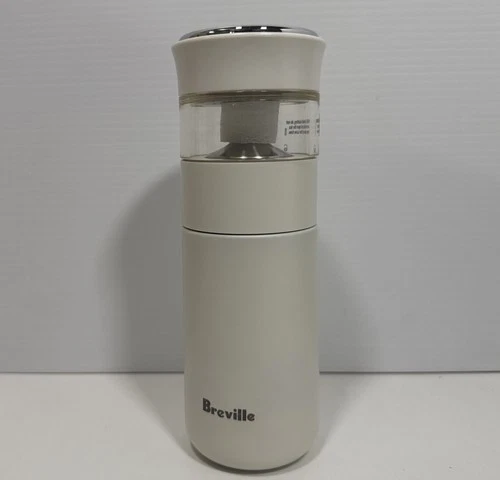 Breville 360ml Stainless Steel Tea Bottle Glass Infuser Water Cup Flask
