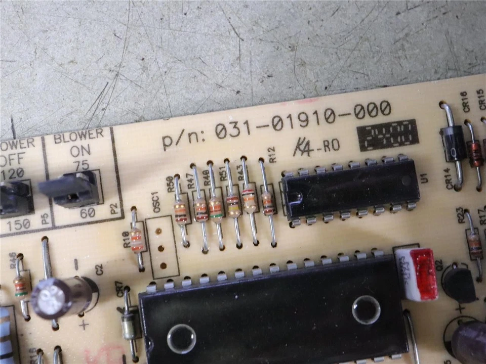 Coleman Evcon 031-01910-000 Furnace Control Circuit Board SOURCE1 - Image 2 of 4