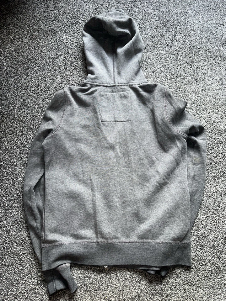 Womens Hollister Hoodie, Size Large, Grey, Full Zip, Lined, Long Sleeve - Image 4 of 4