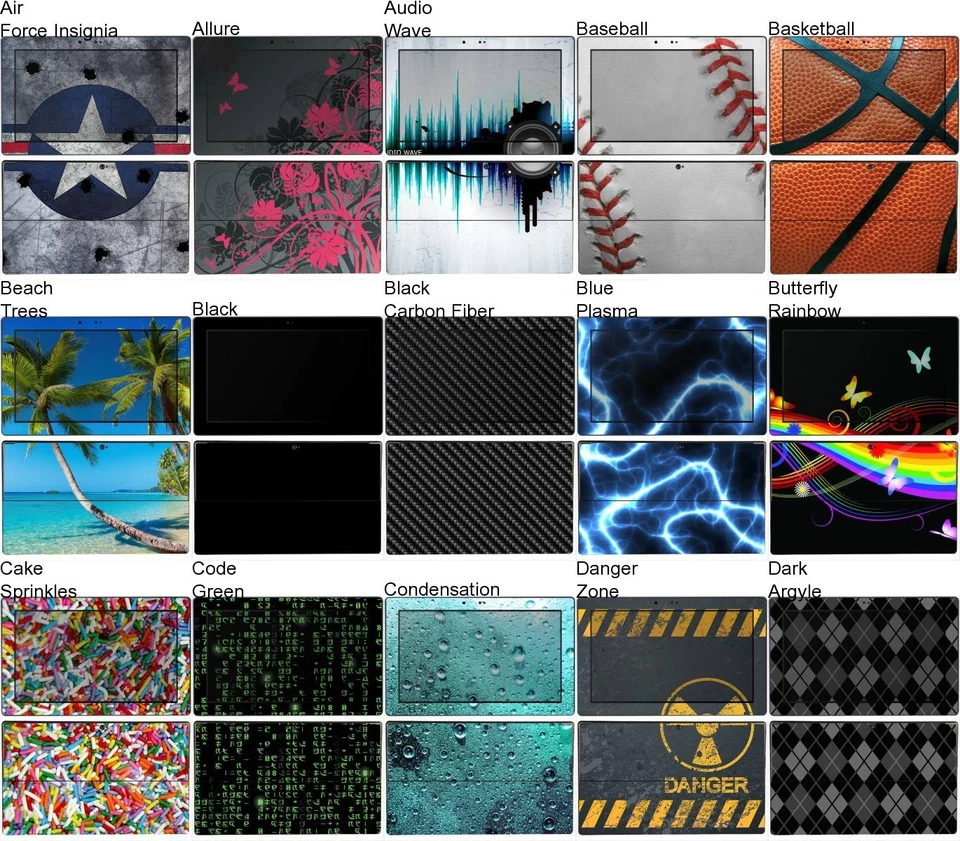 Choose Any 1 Vinyl Decal/Skin for Microsoft Surface RT Tablet - Free US Shipping - Image 2 of 4