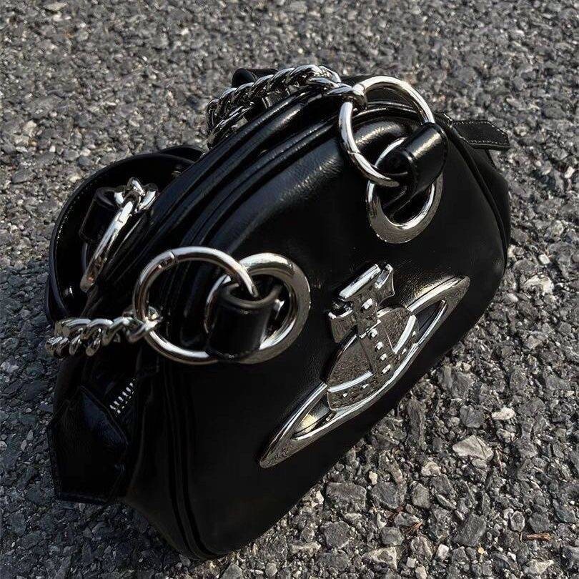 Vivienne Westwood Leather hand Bag アコード Vivienne Westwood Accord Shoulder Bag Handbag 4 Colors Big