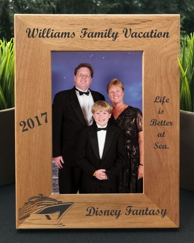 Personalized Engraved // Cruise Vacation // Picture Frame - Picture 2 of 4