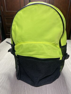 all hours lululemon backpack Lululemon Backpack All Hours Highlighter Yellow Gym School 15