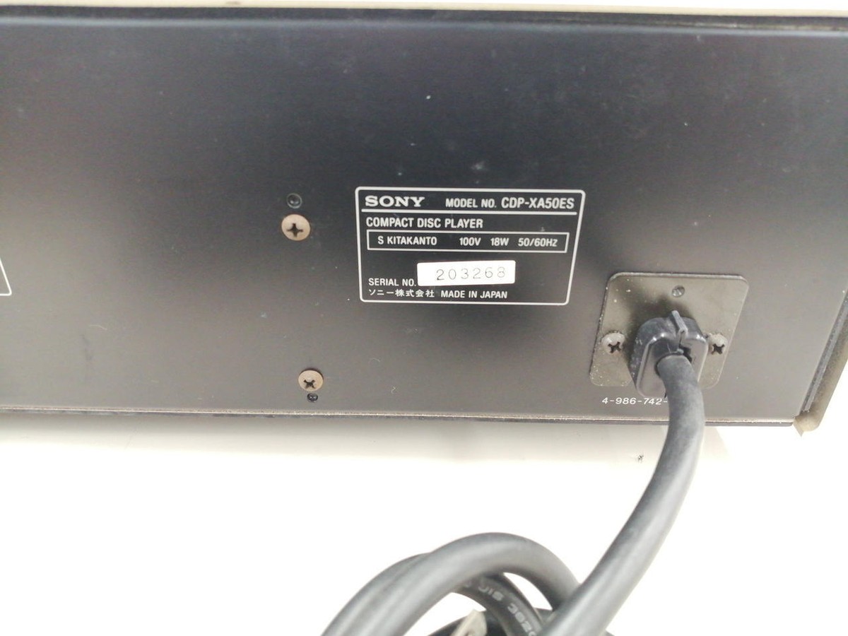 Sony CDP-XA50ES CD Player Used from Japan | eBay