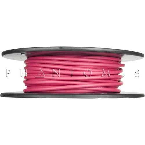 George L's .155 Bulk Instrument Guitar/Bass Cable Wire By-the-Foot 1ft - RED