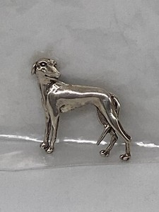 STERLING SILVER Super Sweet RHODESIAN RIDGEBACK DOG Pendant Brooch Pin