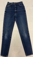 Vintage Lee Riders 305 High Rise Med Wash Denim Jeans Sz 12 Made In USA 24x30