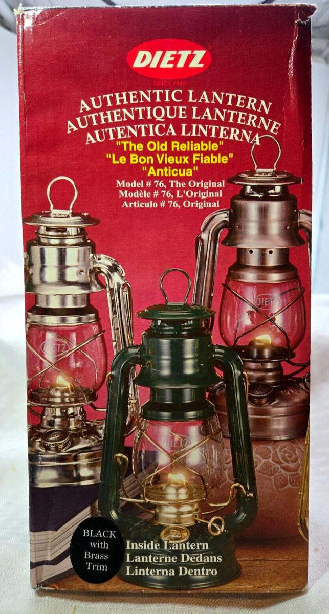 Dietz Authentic Hurricane Lantern - Old Reliable #76 The Original
