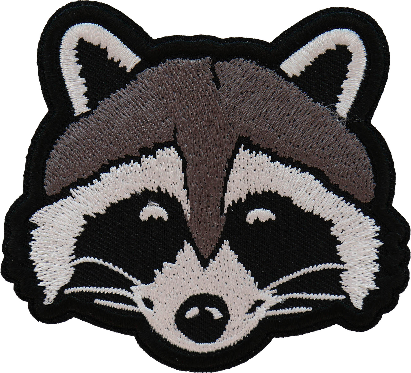 Funny Raccoon Iron on Patch - 3x2.875 inch - P7338
