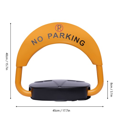 Automatic Parking Lock Car Park Driveway Guard Space Barrier Lock w/ 2 Remote - Picture 5 of 12