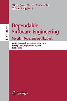 Dependable Software Engineering. Theories, Tools, and Applica... - 9783319999326
