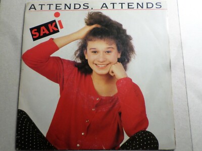 SAKI, 45 TOURS, WARTEN SIE, VINYL 7'', VINTAGE