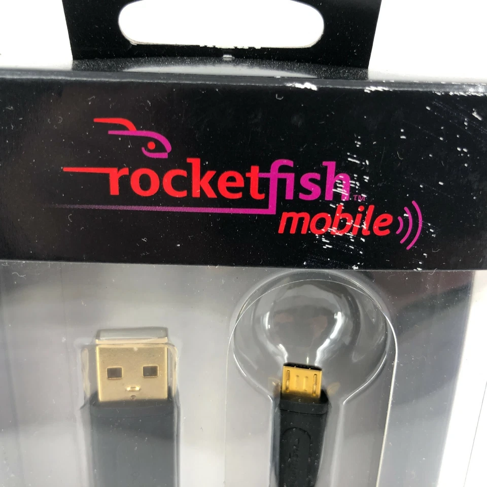 Rocketfish Mobile Charge and Sync Cable for Micro USB Devices NEW - Image 2 of 4