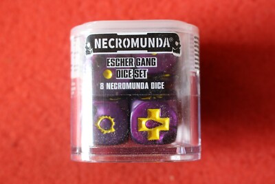 Games Workshop Necromunda House Escher Gang Würfel Set Neu in OVP New Sealed Pink OOP
