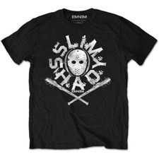 Image of Eminem T-Shirt Slim Shady Mask Official New Black