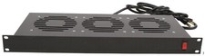 Hoffman A19FT3B 19" Rack Fan Tray, 3 Fans, 300CFM 115 VAC, 45 W, 253 cu.ft/min