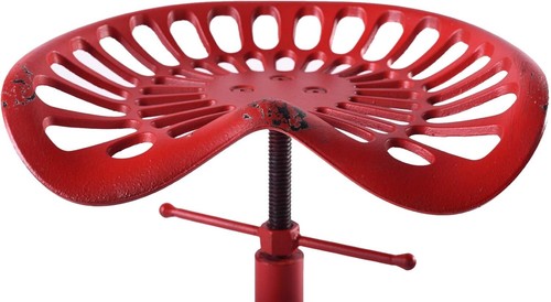 Comfortable Rust-Resistant Bar Stool with Tractor Seat Design - 440 lbs Capacity - Picture 8 of 10