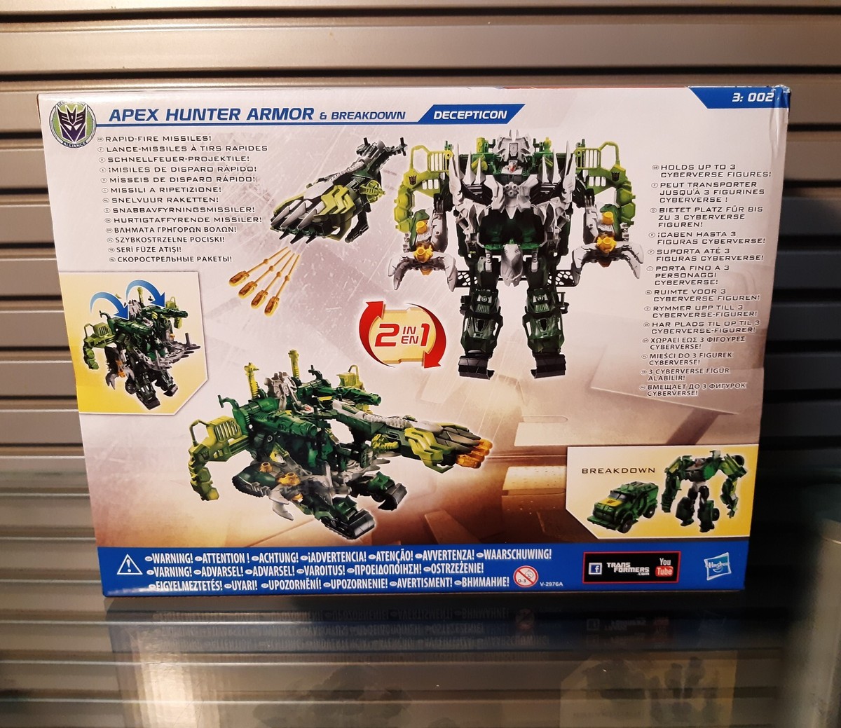 Transformer Prime Beast Hunters APEX HUNTER & BREAKDOWN figures, 2