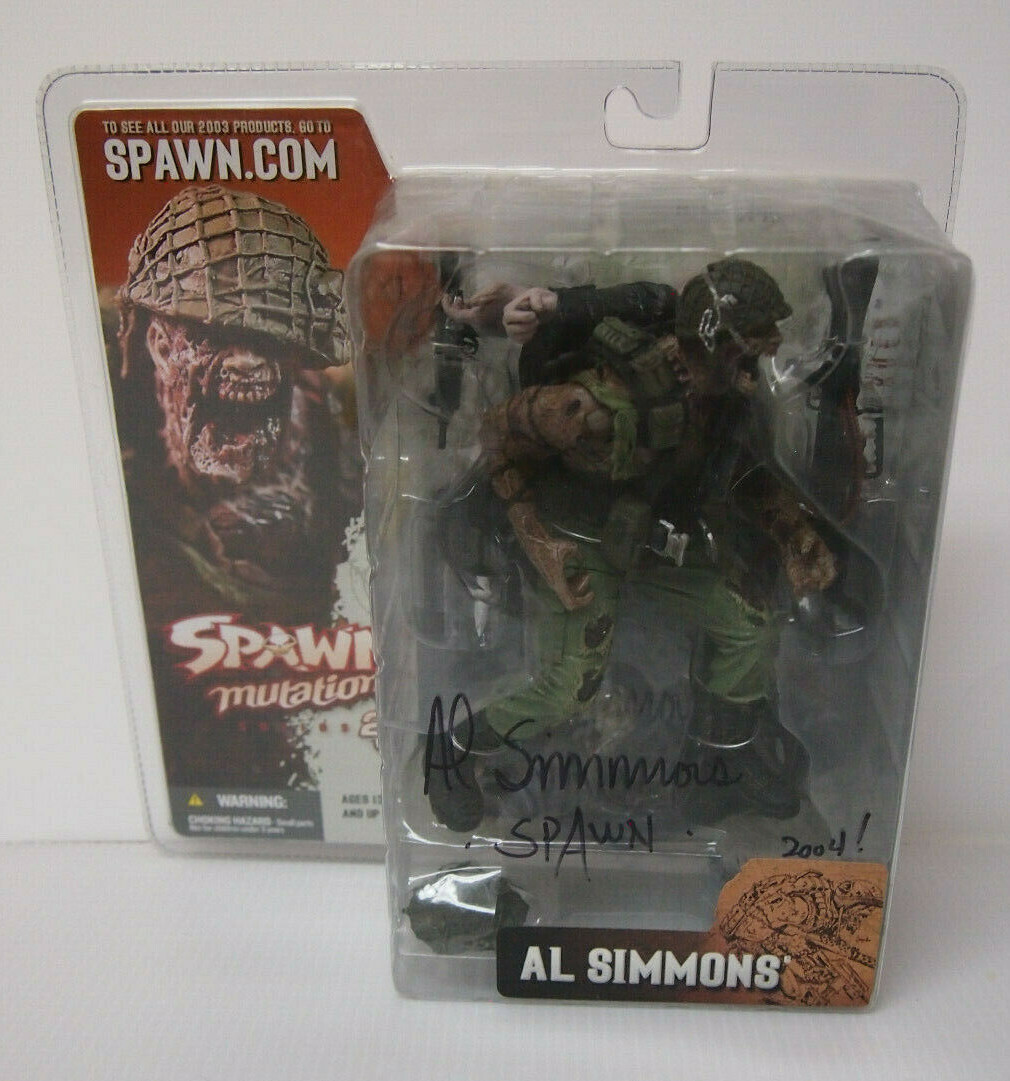 Al Simmons Spawn Series 23 Mutations Action Figure McFarlane Toys  AUTOGRAPHED